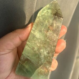 Green fluorite Crystal Tower